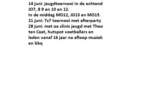programma na de competitie